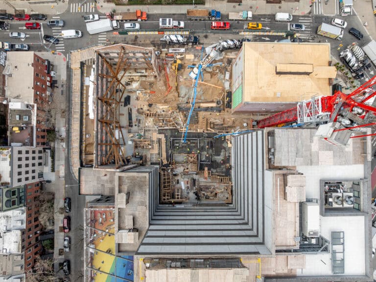 Concrete foundation pour